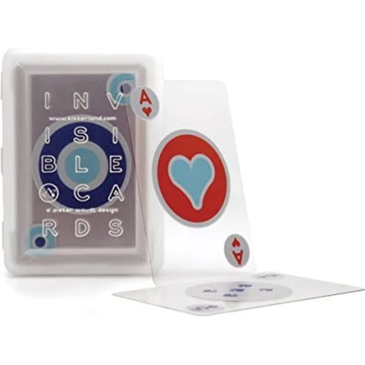 Kikkerland GG38 Invisible Playing Cards
