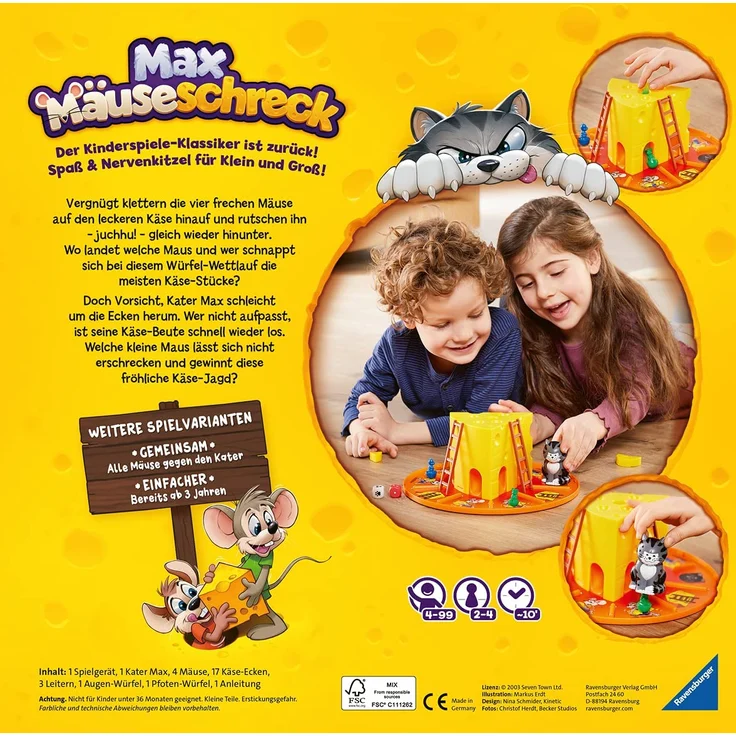 Ravensburger® Spiele - Max Mäuseschreck – Bild 6