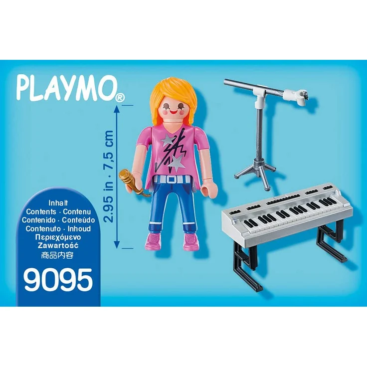 Playmobil 9095 - Sängerin am Keyboard – Bild 3