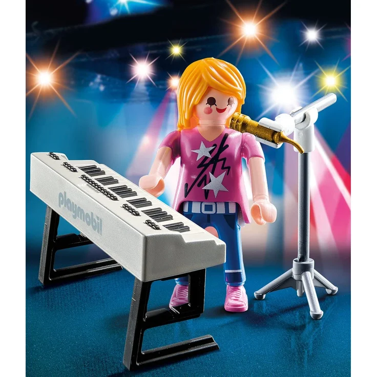 Playmobil 9095 - Sängerin am Keyboard – Bild 2