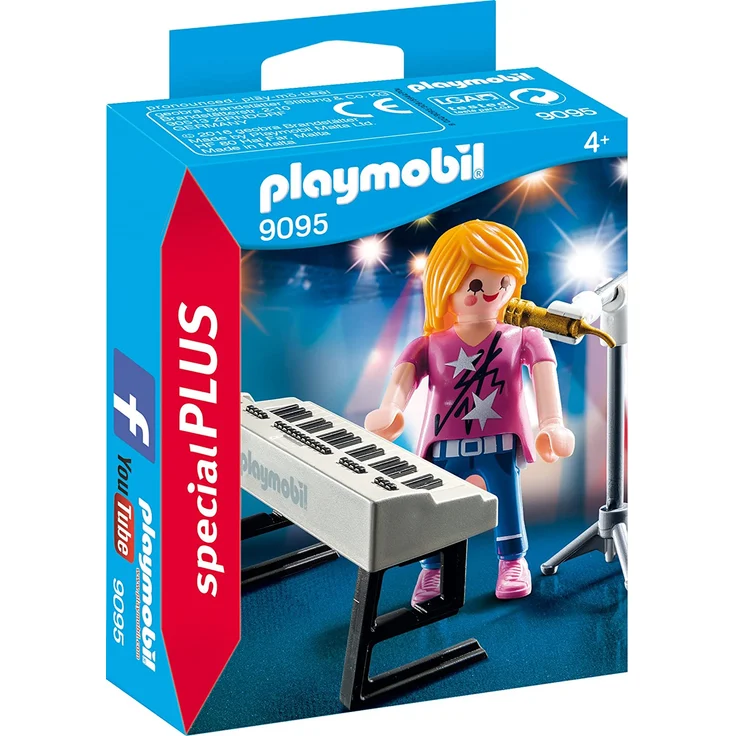 Playmobil 9095 - Sängerin am Keyboard – Bild 1