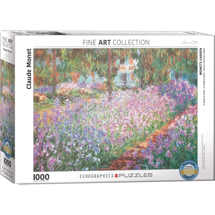 EuroGraphics Puzzle Monets Garten bei Giverny von Claude Monet
