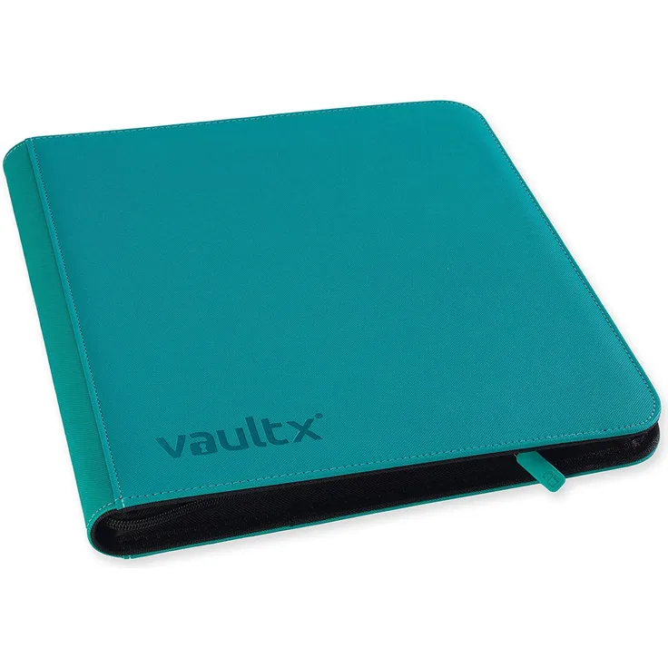 Vault X Premium eXo-Tec Zip Heftmappe - 12 Fächer Sammelkarten Trading Cards Mappe - 480 Fächer mit Seitenöffnung für Spielkarten zum sammeln und tauschen