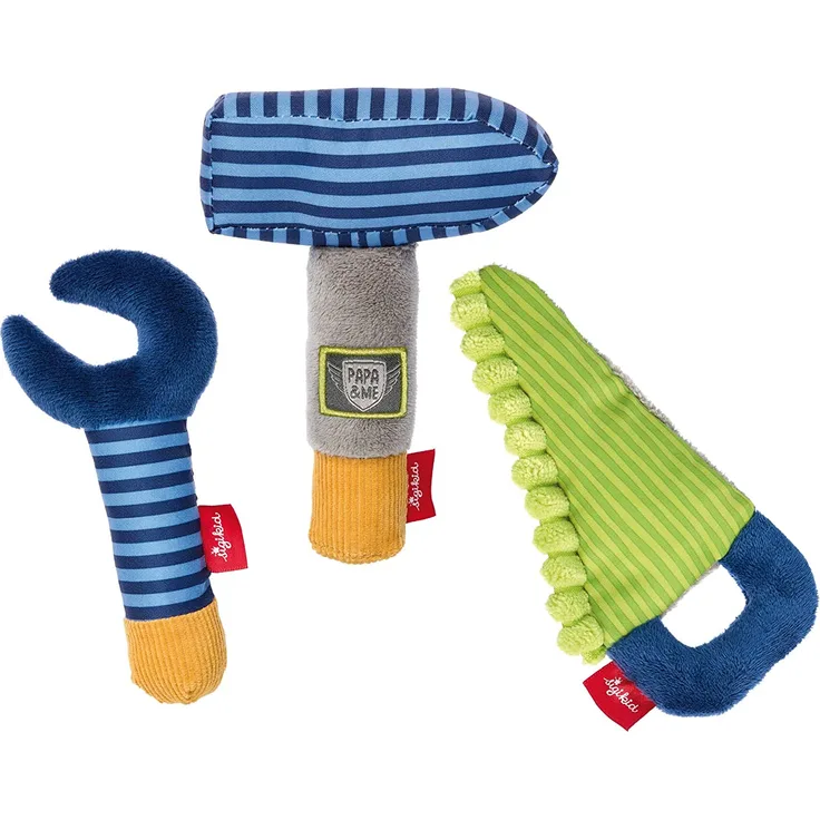 sigikid, Jungen, Greifling Werkzeug Set, Papa und Me, Blau/Grün, 41676 - Preisvergleich