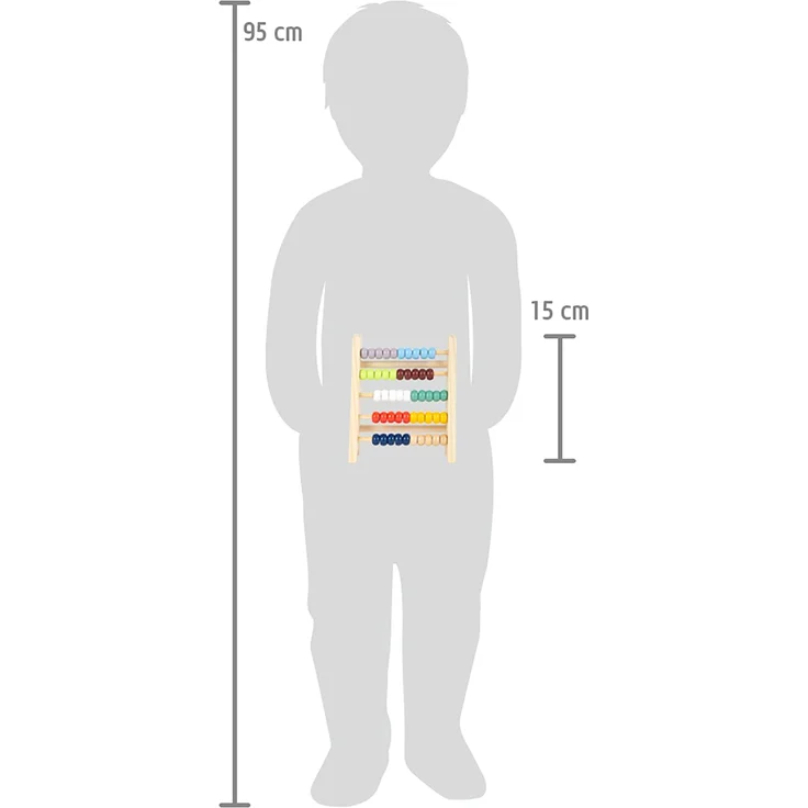 Small Foot 11168 - Rechenschieber to go - Educate Serie - FSC-zertifiziertes Holz – Bild 4
