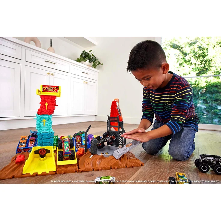 Hot Wheels - Monster Trucks - Arena Smashers - Tiger Shark - Spin-Out Challenge – Bild 2