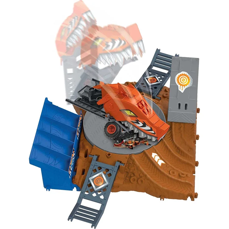 Hot Wheels - Monster Trucks - Arena Smashers - Tiger Shark - Spin-Out Challenge – Bild 5