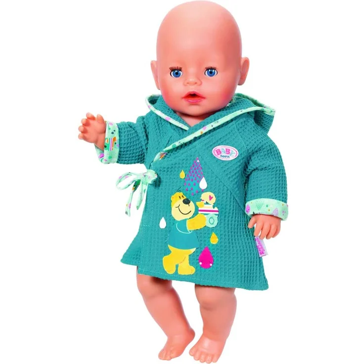 Zapf Creation 827505 BABY born Bath Bademantel Puppenkleidung 43 cm, 1 Set - Farbe nach Vorrat – Bild 4