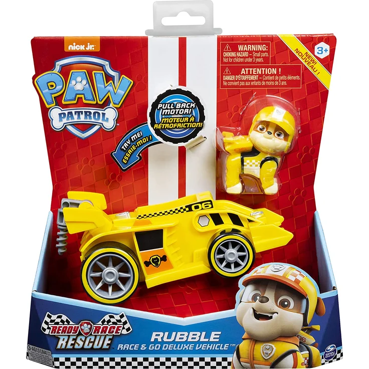 Paw Patrol Ready Race Rescue - Rubble Race & Go Deluxe Vehicle – Bild 2