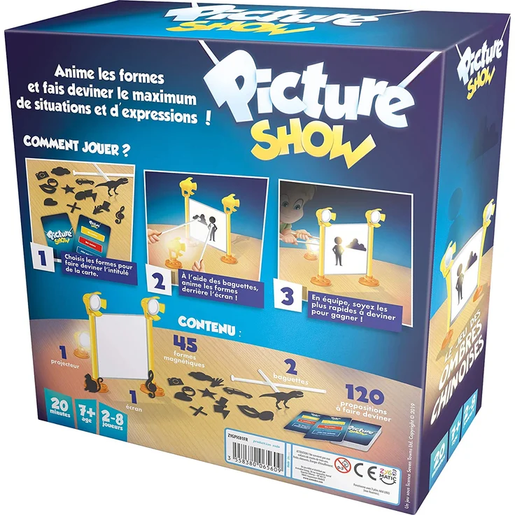 Asmode- Picture Show, ZYGPIC01FR, Familienspiel – Bild 4