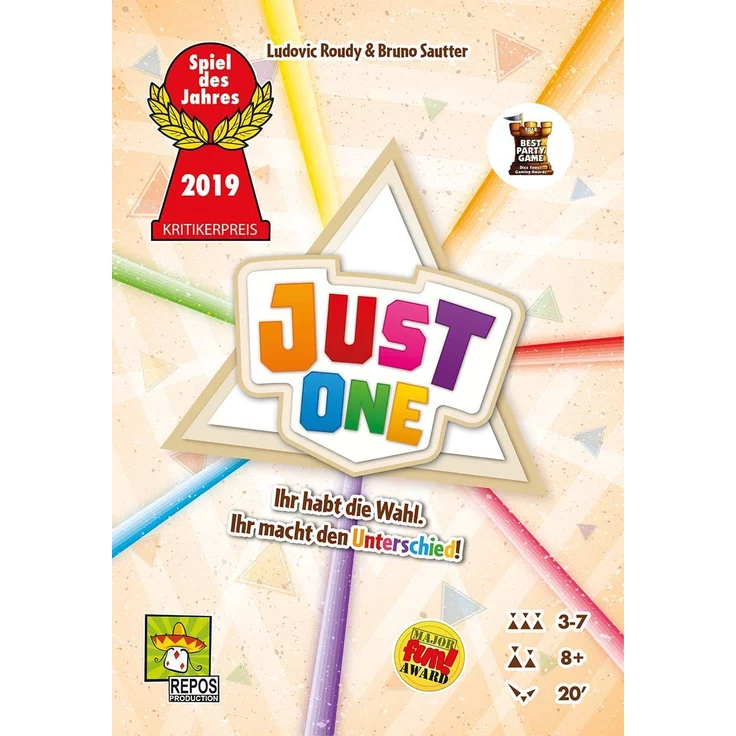 REPOS Production 'Just One', ab 8 Jahren, 2-7 Spieler, ca. 20 Minuten Spielzeit (deutsch), Spiel des Jahres 2019 – Bild 4