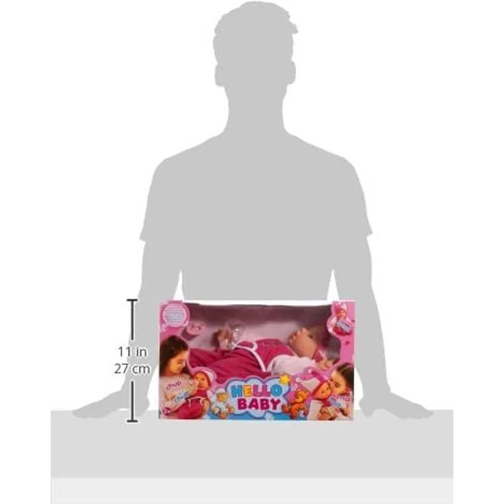 Bayer Design 9468200 - Funktionspuppe Hello Baby, 46 cm – Bild 8