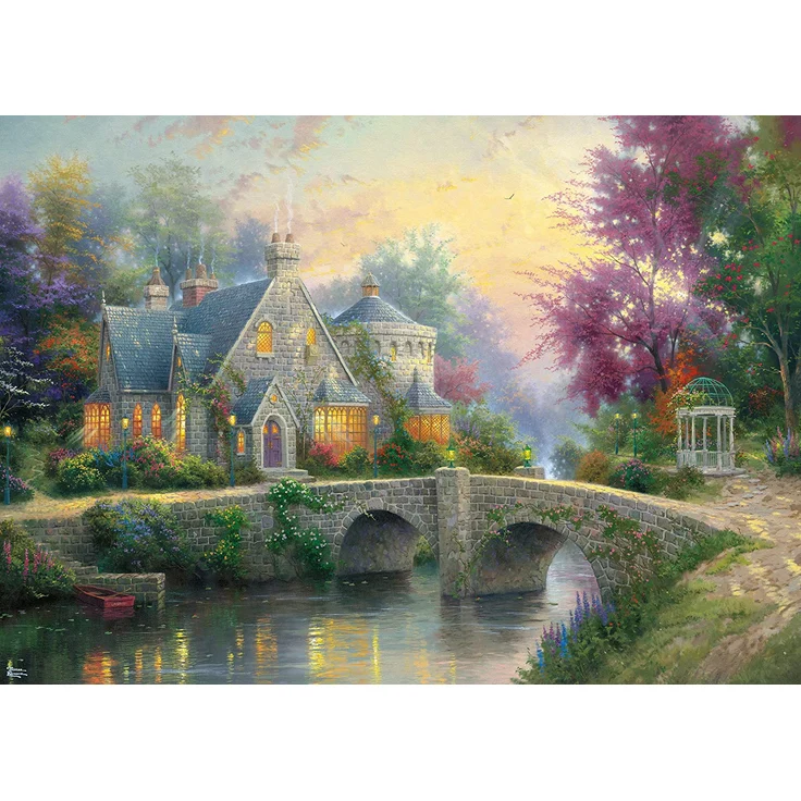 Schmidt Spiele Puzzle 57463 - Thomas Kinkade, Abendstimmung, 3000 Teile – Bild 2