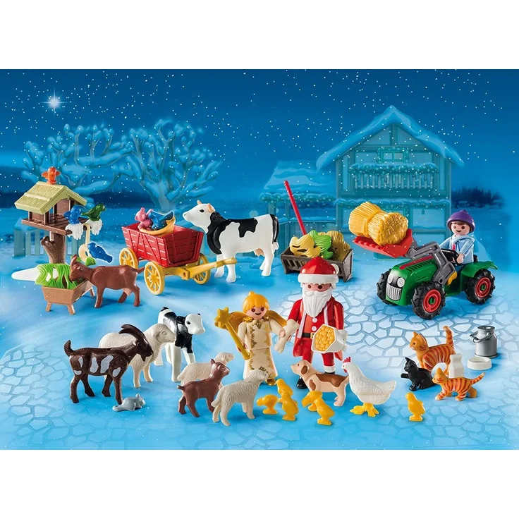 Playmobil 6624 - Adventskalender Weihnacht auf dem Bauernhof – Bild 2