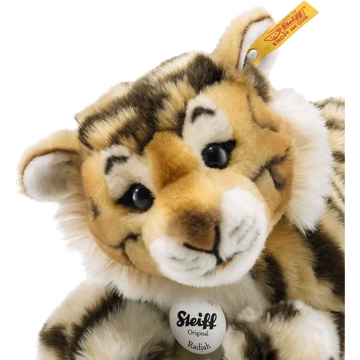 Steiff Radjah Baby Tiger - 28 cm - Schlenkertier für Kinder - Plüschtiger - weich & waschbar - getigert (066269) – Bild 2
