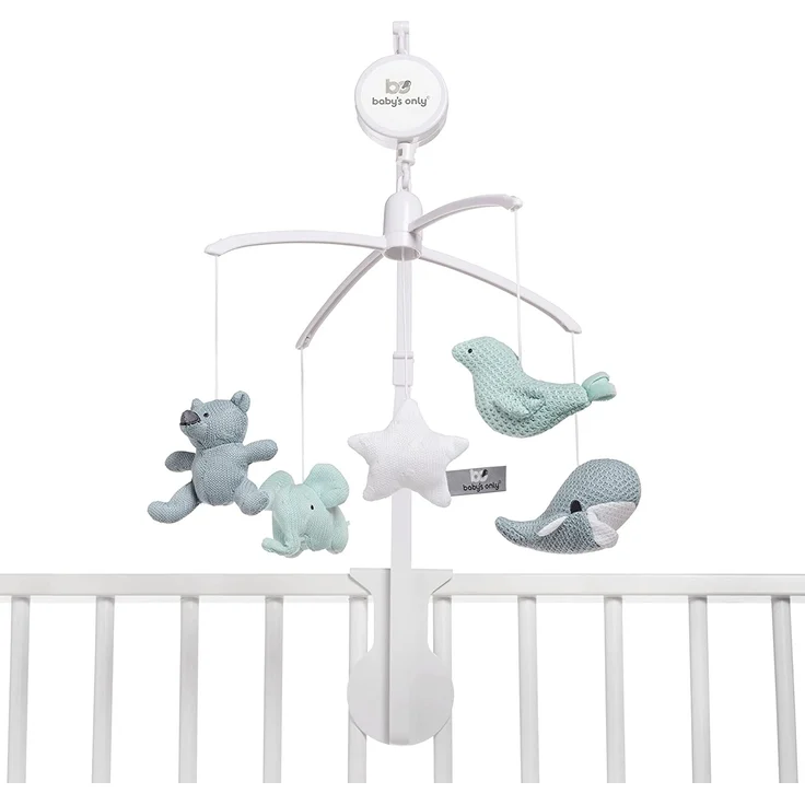 BO Baby's Only - Musik Mobile - Stonegreen/Mint/Weiß - 100% Polyester – Bild 2