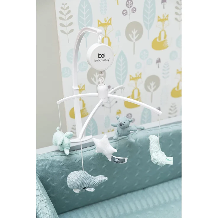 BO Baby's Only - Musik Mobile - Stonegreen/Mint/Weiß - 100% Polyester – Bild 6