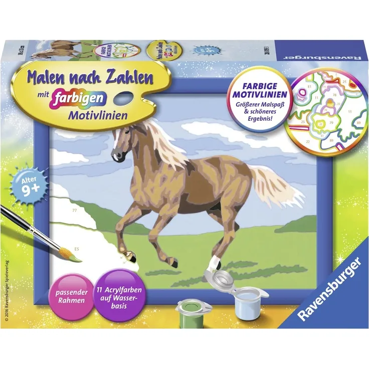Ravensburger Malen nach Zahlen 28019 - Stute Carla