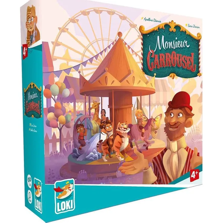 LOKI Monsieur Carrousel Memo-Spiel, bunt