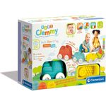 Clementoni Soft Clemmy, Sensorzug Playset mit weichen Bausteinen, waschbar, 6 Monate, 17424 Mehrfarbig