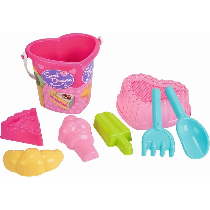 Simba 107111309 - Herzeimergarnitur Sweet Dreams, Strandspielzeug