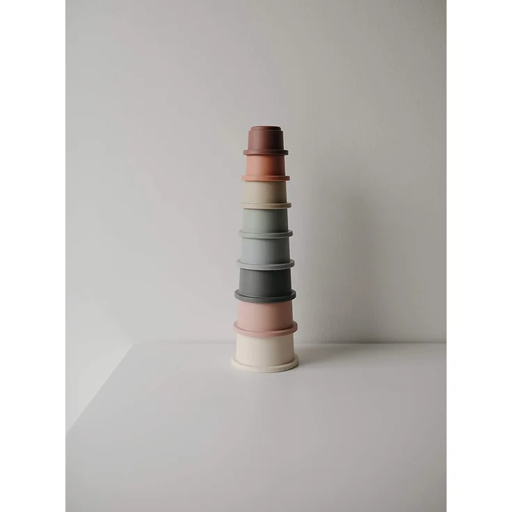 Mushie Stapelturm Pastell Rosa - Preisvergleich – Bild 8