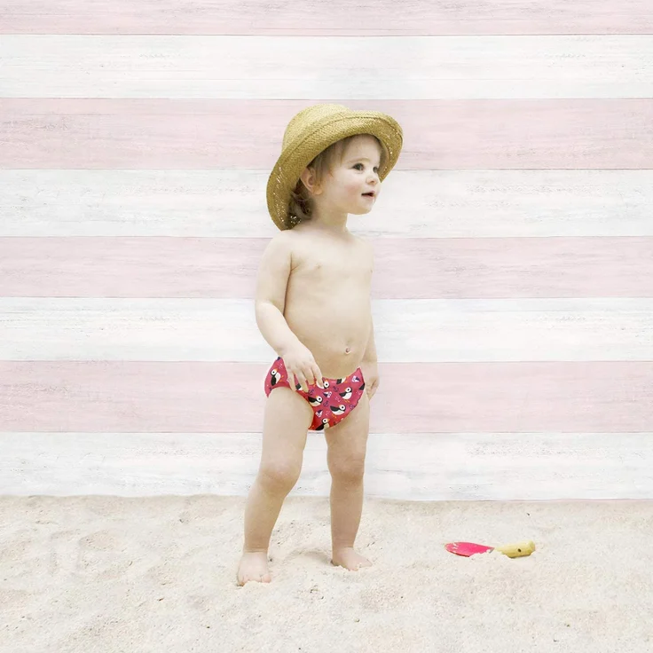 Bambino Mio, wiederverwendbare schwimmwindel, papageitaucher, M (6-12 Monate) – Bild 2
