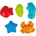 Hape E4058 - Meerestiere-Förmchen, Strandspielzeug/Sandspielzeug, mehrfarbig - Preisvergleich