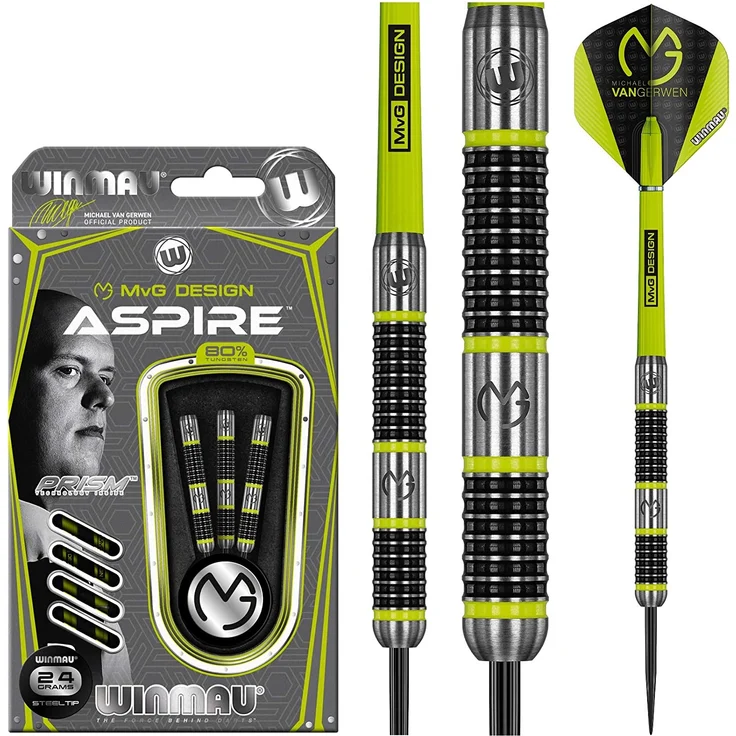 Winmau MvG Aspire Steeldarts 24 g – Bild 5