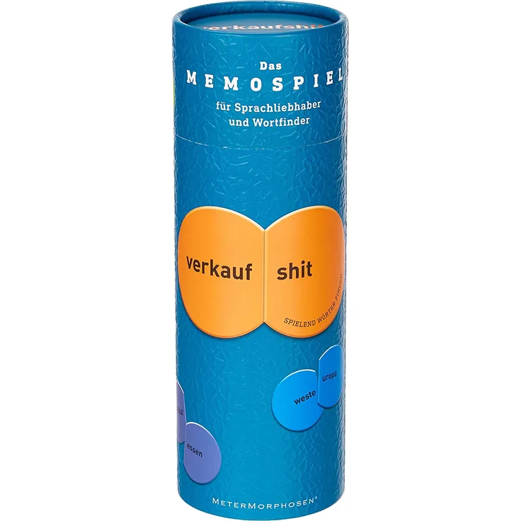 MeterMorphosen GmbH 783 - Verkaufshit - Das Memospiel für Sprachliebhaber und Wortfinder