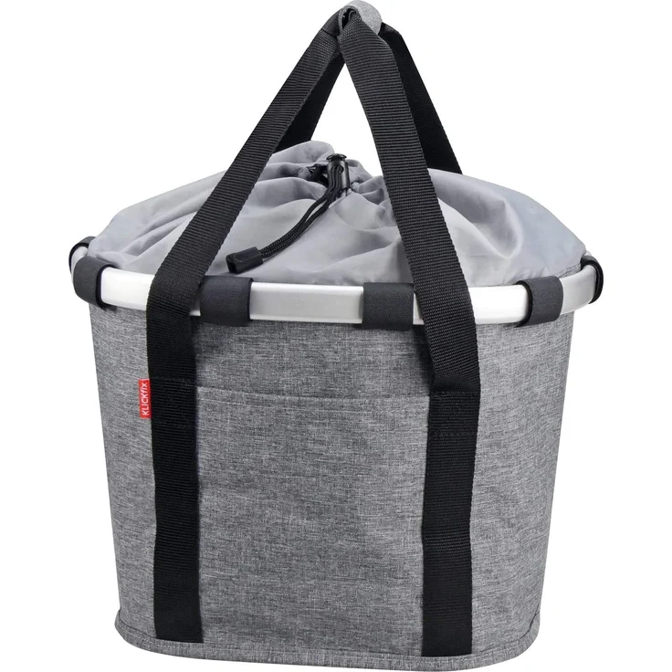 KLICKfix Fahrradkorb BIKEBASKET twist silver – Bild 1
