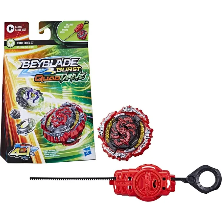 Hasbro F4067 - Beyblade - Burst Quad Drive - Wrath Cobra C7 - Kreisel