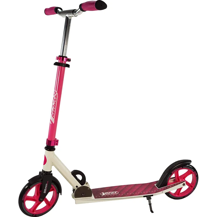 Best Sporting Scooter 205er Rolle, aus Aluminium, klappbarer Kinder-Tretroller, pink/weiß oder anthrazit pink/weiß