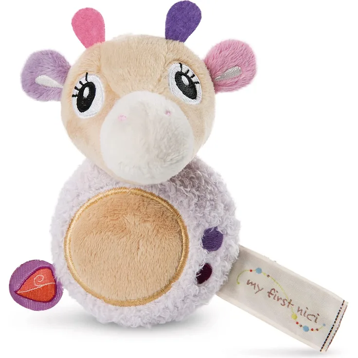 Nici 48035 Greifling Giraffe Sasuma mit Rassel 12cm