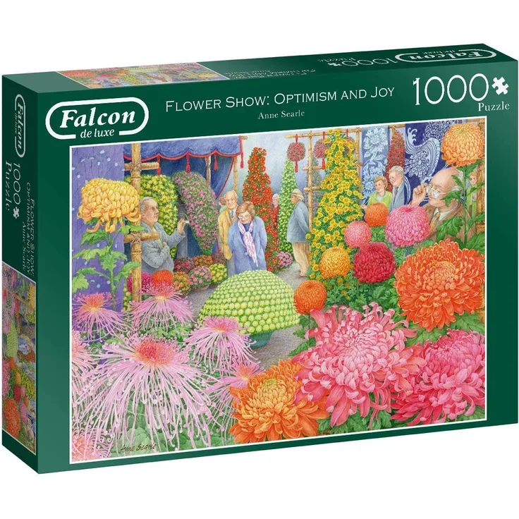 Puzzle Flower Show: Optimism and Joy 1000 Teile, Puzzle (Puzzle, Blume, Erwachsene, Kinder/Mädchen, 12 Teile im Innenbereich)