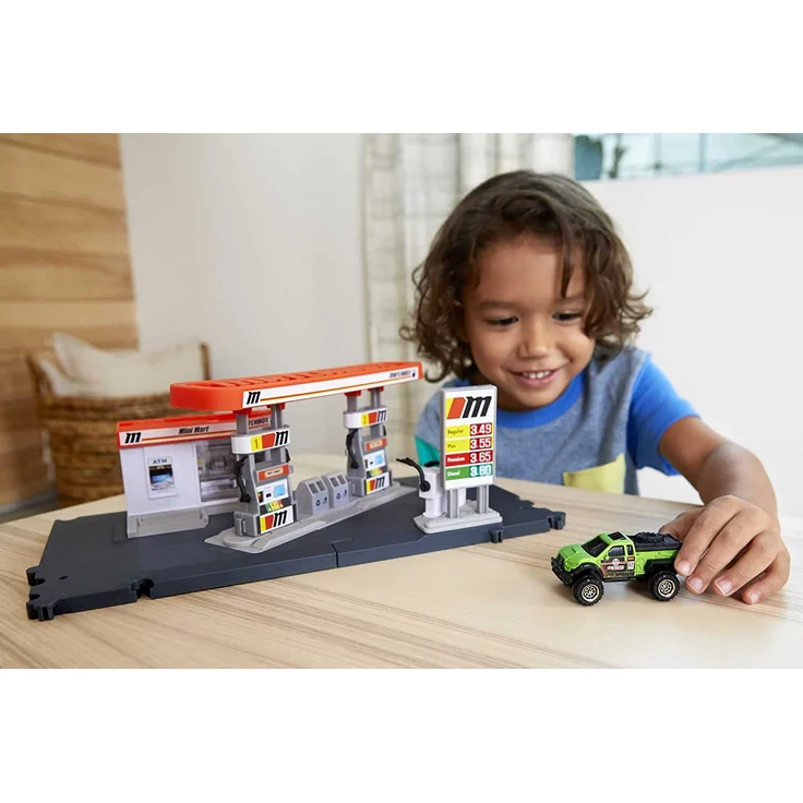 tankstelle Action Drivers junior 44 x 18 cm weiß – Bild 2