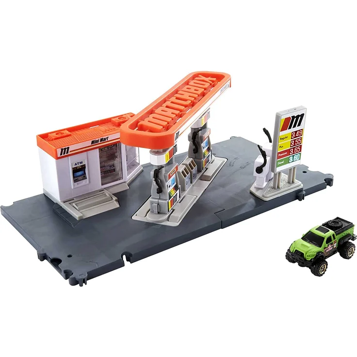 tankstelle Action Drivers junior 44 x 18 cm weiß – Bild 1