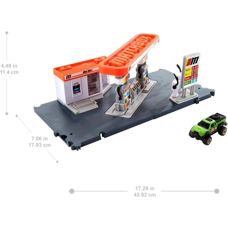 tankstelle Action Drivers junior 44 x 18 cm weiß – Bild 7