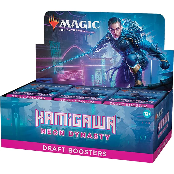 Wizards of the Coast Magic: The Gathering - Kamigawa: Neon Dynasty Draft Booster Display ENGLISH trading cards