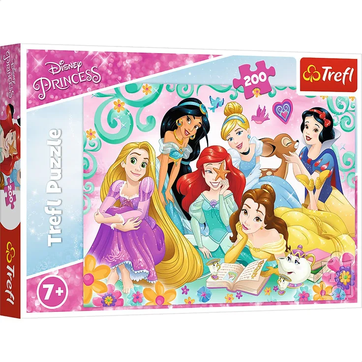 Trefl Puzzle 200el The joyful world of princesses. Disney Princess 13268 Trefl p12