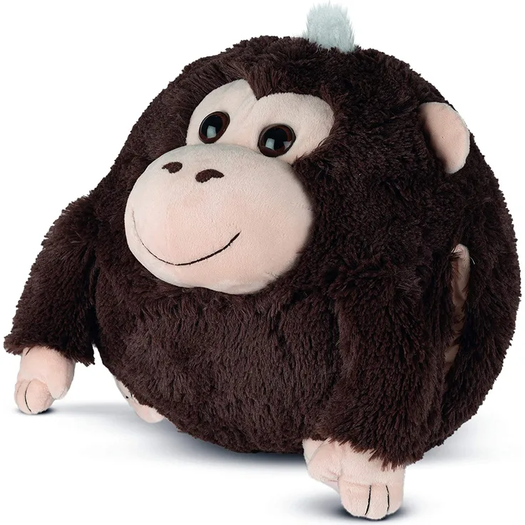 handwärmer/Kuscheltier Monkey junior 35 cm Plüsch braun