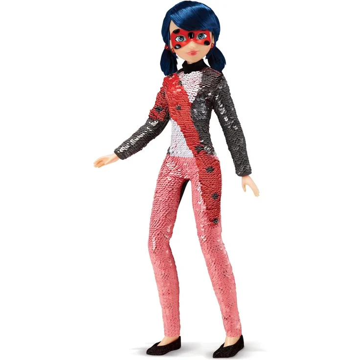 Miraculous - Marinette - Pailetten Puppe – Bild 5