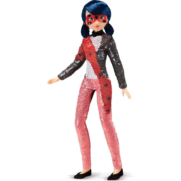 Miraculous - Marinette - Pailetten Puppe – Bild 2
