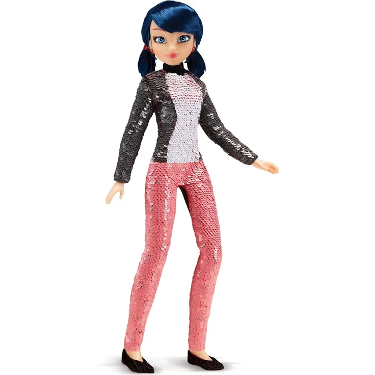 Miraculous - Marinette - Pailetten Puppe – Bild 6