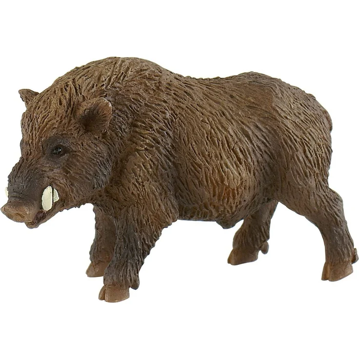 Bullyland 64446 - Spielfigur, Wildschwein, ca. 8,5 cm groß, liebevoll handbemalte Figur, PVC-frei, tolles Geschenk für Jungen und Mädchen zum fantasievollen Spielen – Bild 1