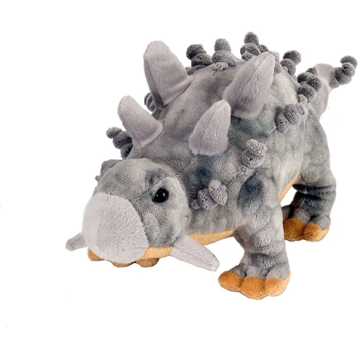 Wild Republic 15587 - Dinosauria Plüsch Ankylosaurus, 25 cm