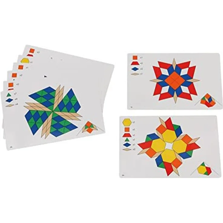 Betzold 87578 - Reflecting Patterns - Arbeitskarten zum Eckspiegel – Geometrie, Symmetrie, Mathematik