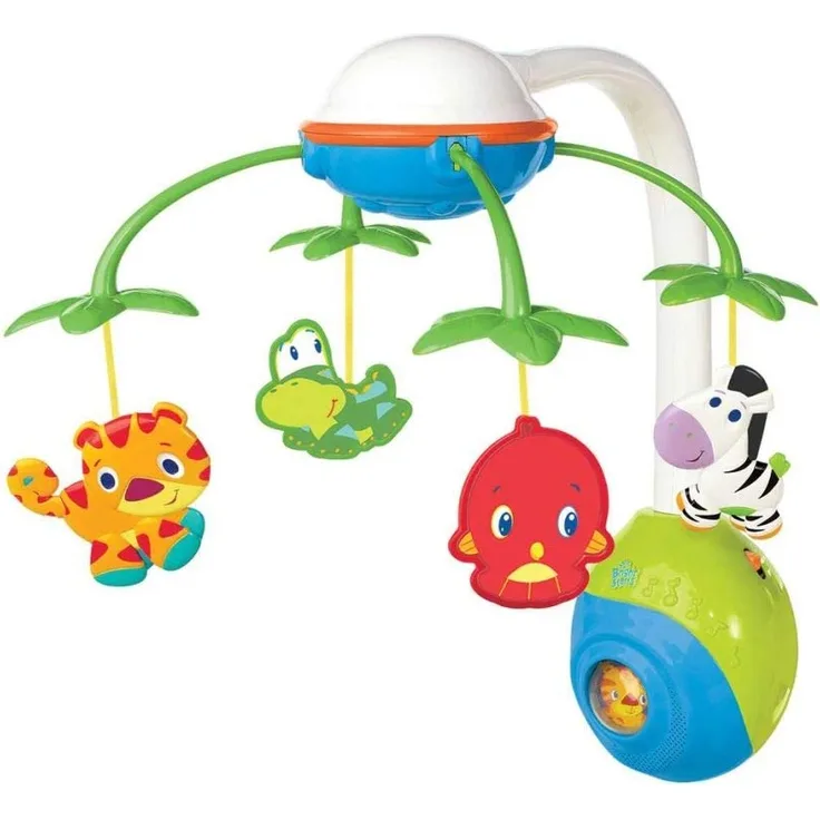 Bright Starts Musikmobile Schlafmusik Babybett Soothing Safari Multicolor K8352