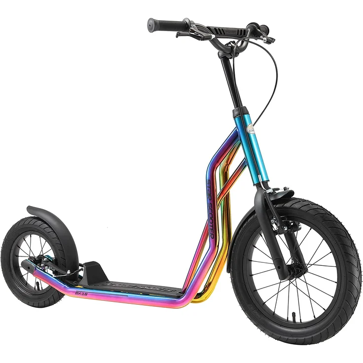 STAR SCOOTER 'Tretroller 16 Zoll Mixed Edition' Scooter, ab 8 Jahren, höhenverstellbar bis 96 cm, chrom – Bild 1