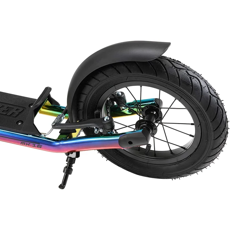 STAR SCOOTER 'Tretroller 16 Zoll Mixed Edition' Scooter, ab 8 Jahren, höhenverstellbar bis 96 cm, chrom – Bild 4